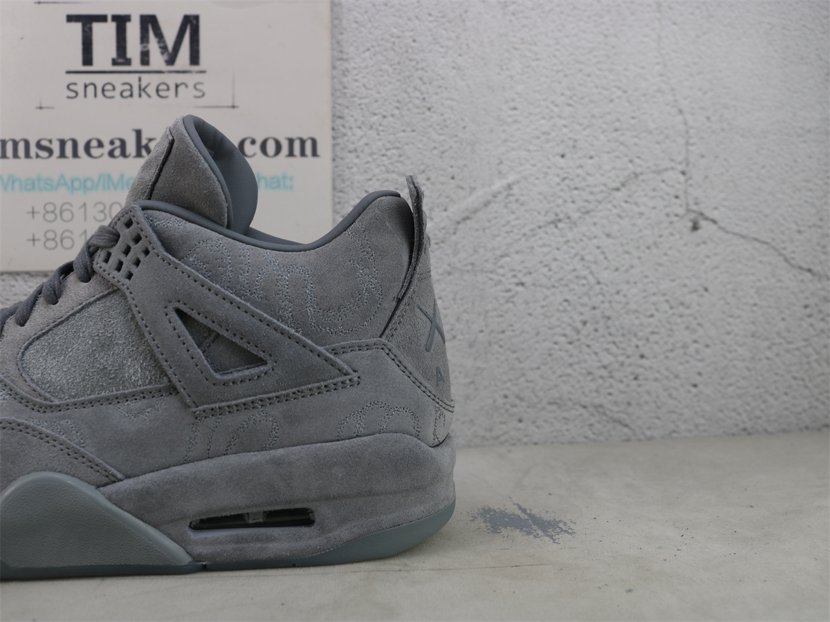 New Batch KAWS x Air Jordan 4 Retro Cool Grey 930155-003